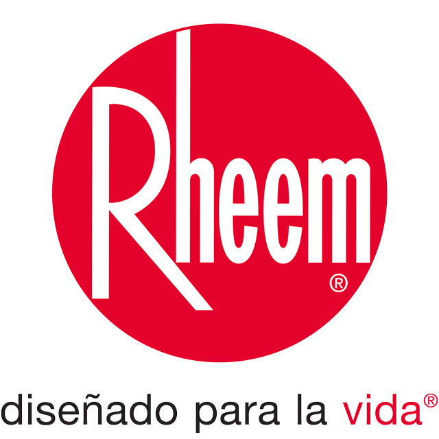 Logo de Rheem Manufacturing Co. para accesar a Rheem de El Salvador en linea.